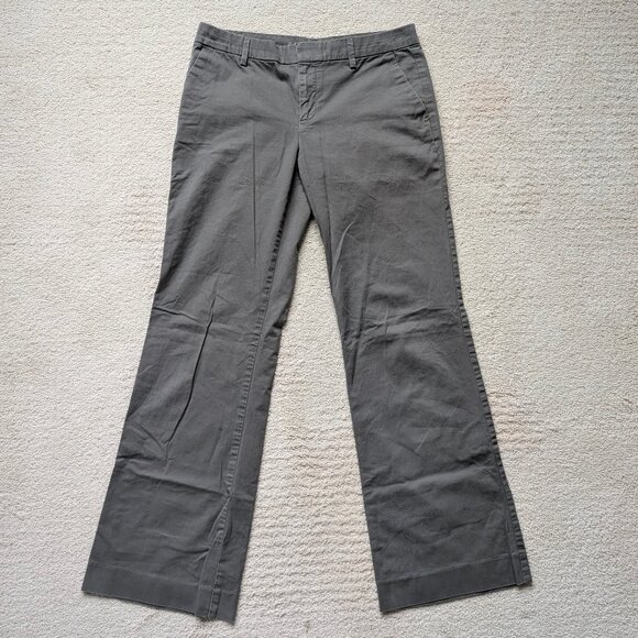 GAP Perfect Khaki Women's 4 x 31.5 Regular Gray pants trousers stretch pockets - Picture 1 of 8